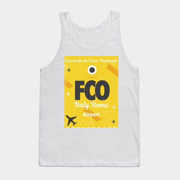 FCO Rome Italy Tank Top by Woohoo